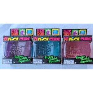 NeeDoh Nice Cube Viral X3 Sensory Fidget Toy Stress Relief Squishy Anxiety Cube